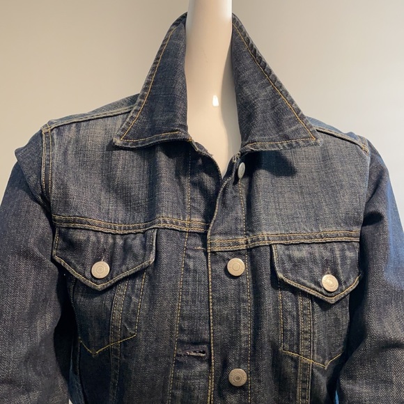DENIM JEAN JACKET by PAPER DENIM CLOTH size 1 or S - Picture 3 of 10
